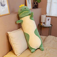 Велика м'яка плюшева іграшка антистрес Динозавр іграшка-подушка обіймашка 110 см