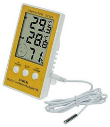 Кімнатний термометр Wster DC-105 з гігрометром та виносним датчиком