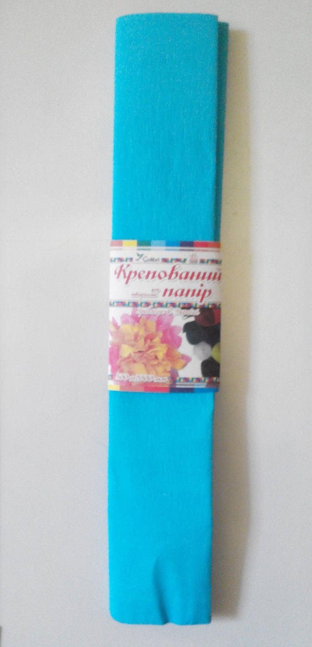 Гофрований папір (бірюзовий)