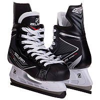 Коньки хоккейные Zelart Ice Skate Action 0889 размер 34 Black-White