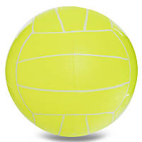 Мяч резиновый волейбольный Zelart Action 3007 диаметр 17см вес 120г Yellow