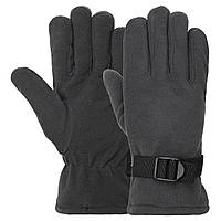 Перчатки теплые флисовые мужские Zelart Classic Action 8567 размер L Grey