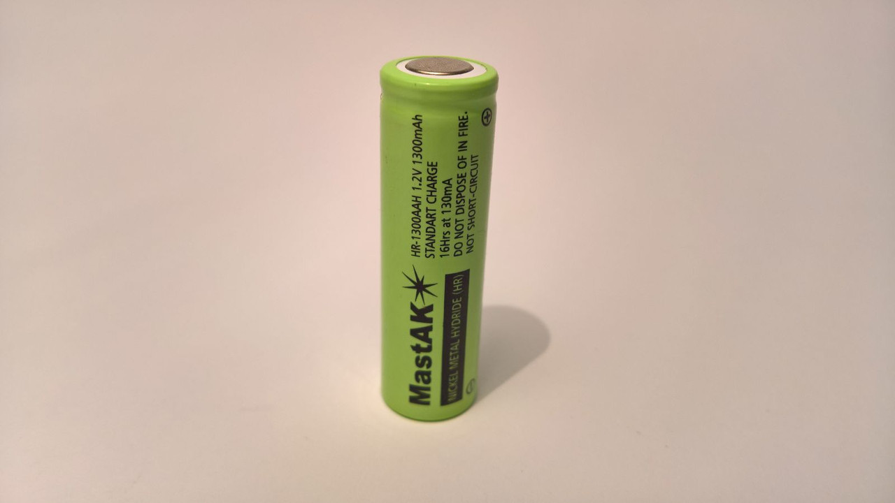 Акумулятор технічний MastAK AA/HR6 1,2 V 1300mAh (Ni-Mh)