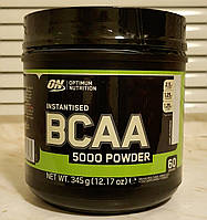 Аминокислоты бцаа Optimum Nutrition Instantized BCAA 5000 Powder 345 г оптимум нутришaн бца