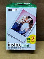 Фотопапір Fujifilm Instax Mini Film 20 фото (2 картриджа) до 01.2025 фотоплівка для Instax Mini 8-12+