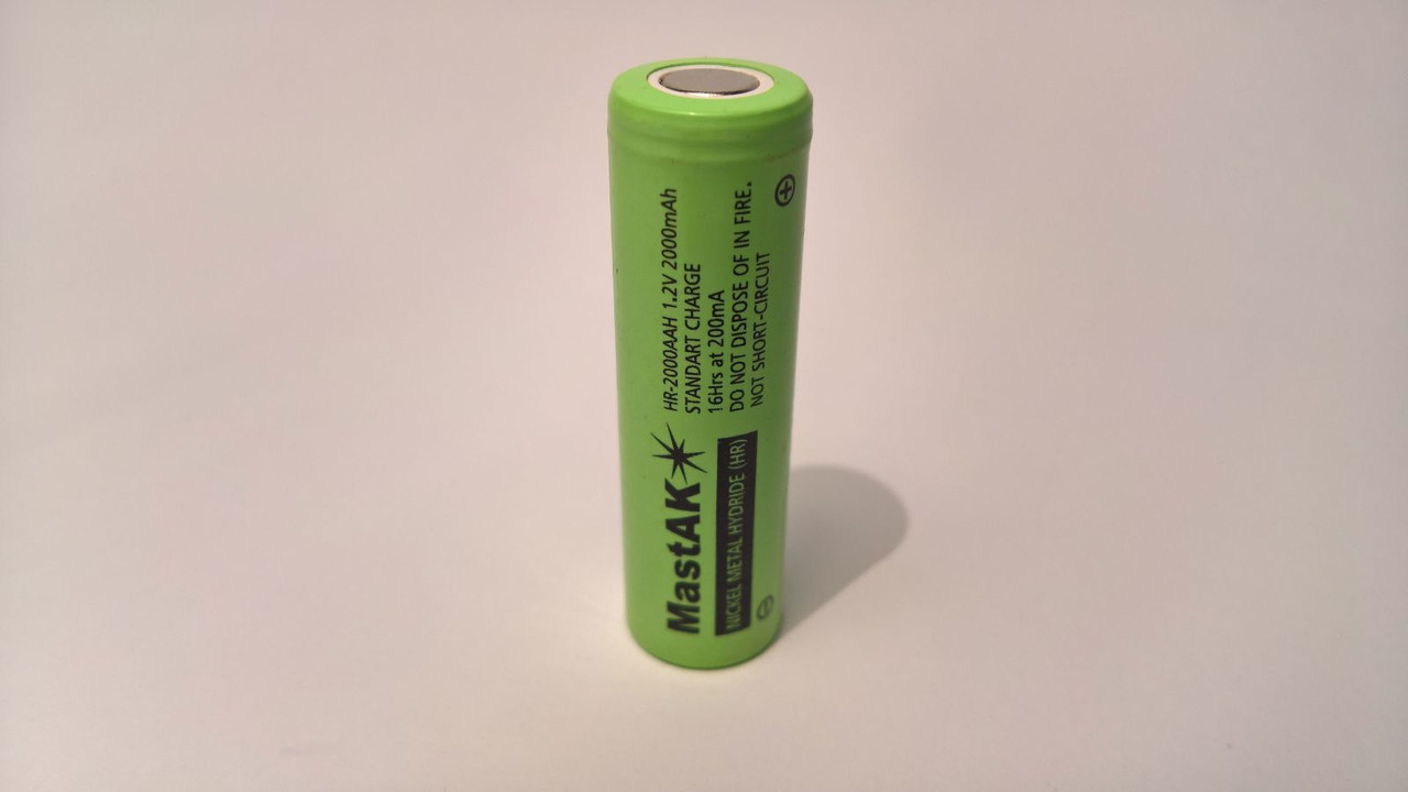 Акумулятор технічний MastAK AA/HR6 1,2 V 2000mAh (Ni-Mh)