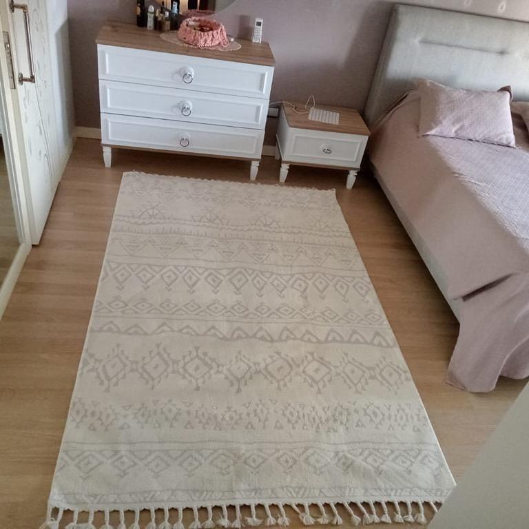 Килим із бахромою 120*180 см REFORM CARPET OSLO 1612, у вітальню, у спальню в скандинавському стилі, Туреччина