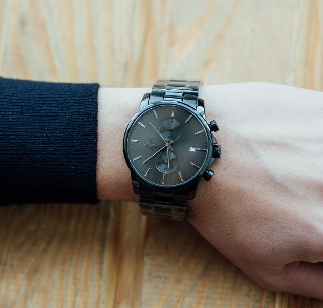 Мужские классические часы на руку черный Cheetah Mars Black Advert Чоловічий класичний годинник на руку чорний - фото 6 - id-p2067678808