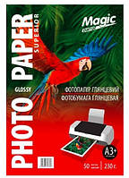 Глянцевий фотопапір A3+ (50л) 230 г/м2 Magic Папір глянцевий А3 + (329*483мм)