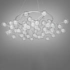 Сучасна люстра Світлячок у стилі модерн з хромовим каркасом та лампочками в комплекті D-Y998-54B SL, фото 2