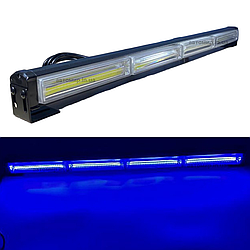 Автомобільний Led ДХО стробоскоп синього кольору 12-24 вольт 60 см