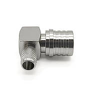 ВЧ роз'єм QMA Male (тато) кутовий 90° обтискний на кабель RG-59 РК-75-3 SYV-50-4 LMR-240 KSR-240 для FPV антен, передавачів, фото 5