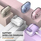 Чохол прозорий для AirPods 1/2 із засувкою, фото 4