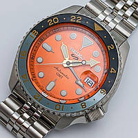 Дайверские оригинальные мужские наручные часы Seiko 5 Sports SSK005K1 GMT Automatic