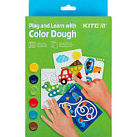 Набор лепи и развивайся Kite K23-326-2, 6 цветов + 5 карточек
