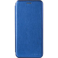 Чехол книжка для Samsung A72 (синий цвет) на магните с отделом для карт.
