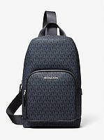 Мужской рюкзак-слинг Michael Kors COOPER LOGO SLING PACK (синий)