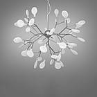 Сучасна люстра Світлячок у стилі модерн з хромовим каркасом та лампочками в комплекті D-998-45A SL, фото 2