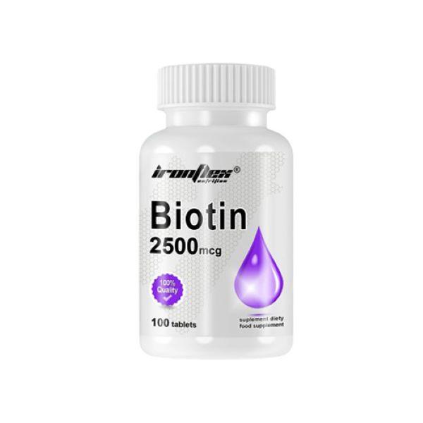 Біотин IronFlex Biotin 2500 mcg 100 tabs