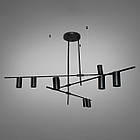 Люстра-підвіс у стилі лофт на 9 ламп E14 колір каркаса чорний D-SY2225-9BK, фото 3