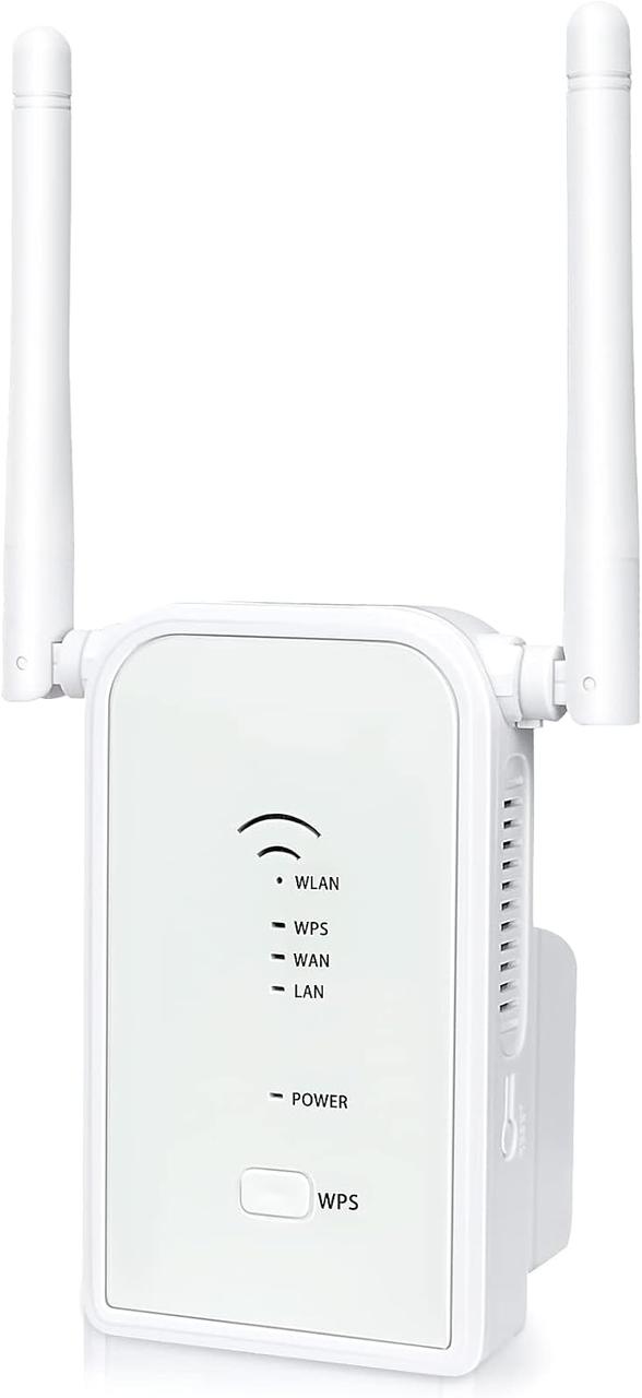 Підсилювач WLAN, 300 Мбіт/с, повторювач WLAN, 2,4 ГГц, розширювач діапазону Wi-Fi, повторювач Wi-Fi, фото 1