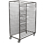Візок на 45 лотків з нержавіючої сталі (600х600) для сушильних шаф, фото 2