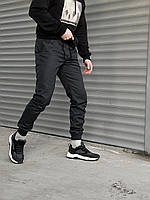 Мужские темно-серые карго штаны из европейского хлопка, графитовые мужские штаны карго
