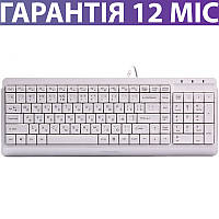Клавиатура для ПК A4Tech FK15 White (белая), с разъемом USB, проводная, мембранная