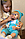 Лялька Реборн Reborn 55 см вініл-силіконова Олена в наборі з соскою, пляшкою, іграшкою.  Можна купати, фото 10