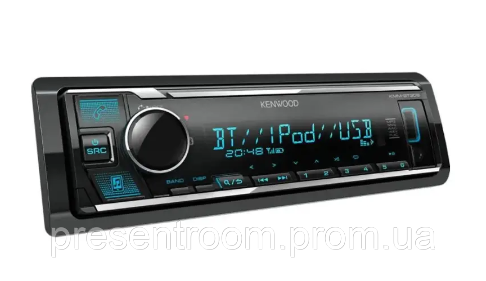 Автомагнітола Kenwood KMM-309 MP3/SD/USB/FM/BT e - фото 1 - id-p2064755072