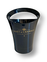Кулер для шампанського Moet Chandon чорний Відро для льоду Moët & Chandon. Акриловий кулер Миє Шандон