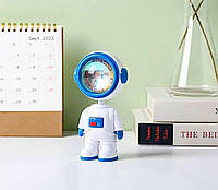 Детская игрушка-ночник Астронавт из пластика, ночник для детей в виде астронавта реалистичный с кнопкой белый