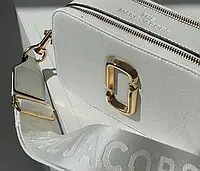 Marc Jacobs The Snapshot White/Gold 21 х 12.5 х 7 см