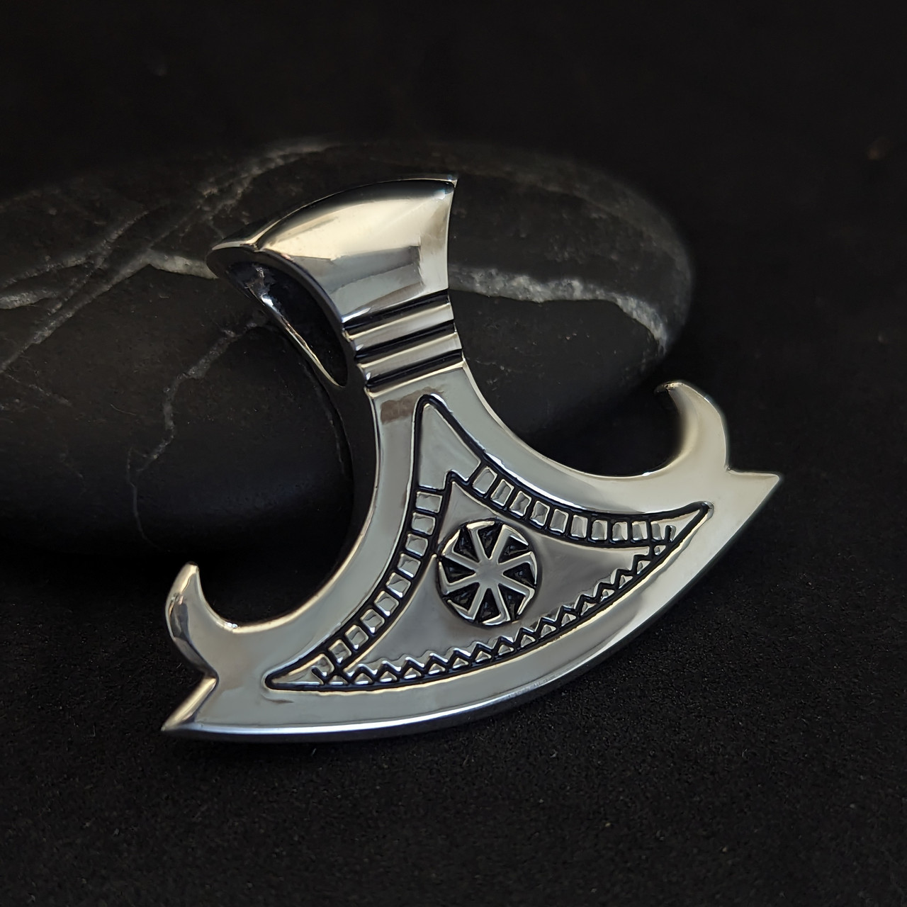 Сокира Перуна з Коловратом, кулон, амулет, талісман, оберіг