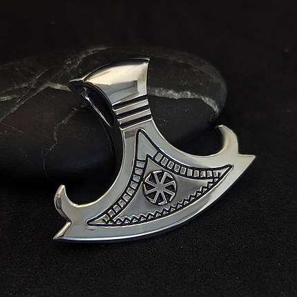 Сокира Перуна з Коловратом, кулон, амулет, талісман, оберіг, фото 1