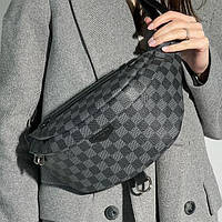 Louis Vuitton Discovery Bumbag PM Grey Chess Canvas