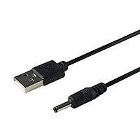 Кабель USB to DC 5v 3.5x1.35 mm Чорний (для під'єднання роутера та інших пристроїв до USB живлення)