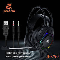 Игровые Наушники Jeqang JH-790 Гарнитура для пк Цвет Черный от магазина style & step