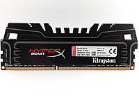 Оперативная память Kingston HyperX Beast DDR3 8Gb 1600MHz PC3-12800U (KHX16C9T3K2/16X) Б/У