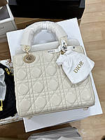 Christian Dior Small Lady Dior My ABCDIOR Bag Cream 20 х 17 х 8 см