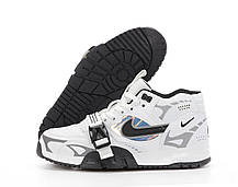 Чоловічі кросівки Nike Air Trainer 1 SP Utility White Найк Аір Трейнер білі текстиль рефлектив демісезон, фото 6