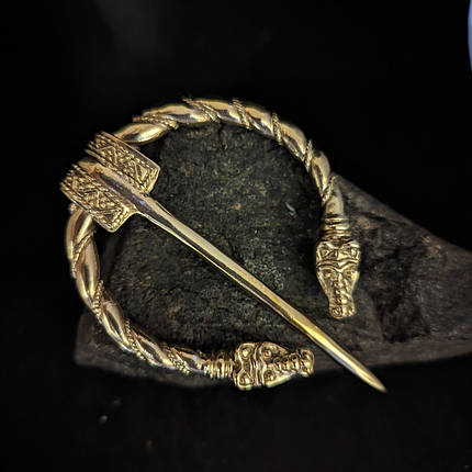 Фібула плащова, Скандинавія, стилізація., фото 2