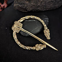 Фібула плащова, Скандинавія, стилізація., фото 4