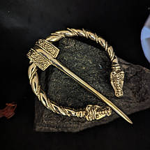 Фібула плащова, Скандинавія, стилізація., фото 3