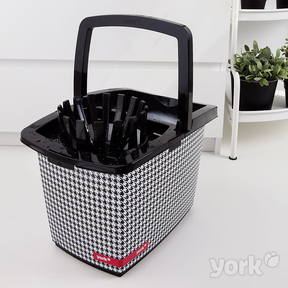 Відро з віджимом 15 л прямокутне PEPITA, ТМ York
