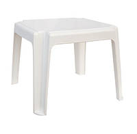Столик для шезлонгу Irak Plastik 45x45 білий (4641)