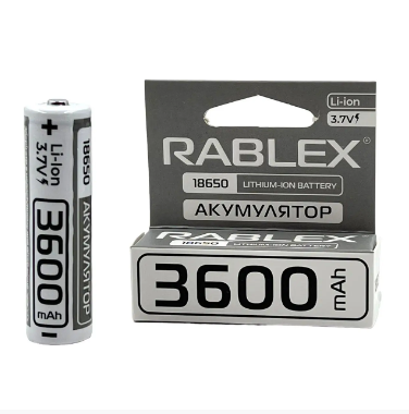 Акумулятор Rablex 18650 Li-lon