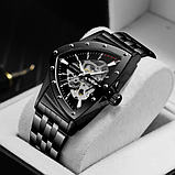 Якісний сталевий класичний красивий чоловічий годинник, фото 2