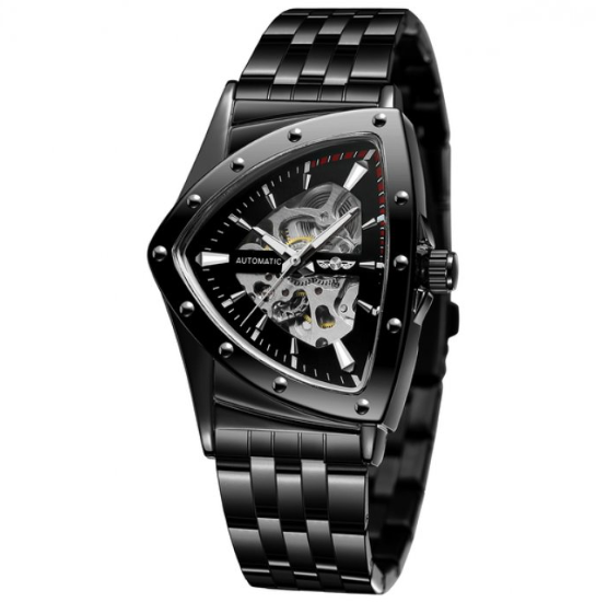 Якісний сталевий класичний красивий чоловічий годинник, фото 1