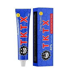 TKTX Крем анестетик 40%, синій, 10 г